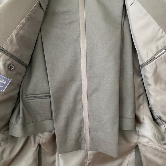 JCrew Factory Thompson Tuxedo jacket & pants black - Picture 9 of 14